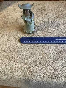 Vintage Faceless Clay Doll Dominican Republic Sculpture Terracotta Doll Figure - Picture 1 of 3