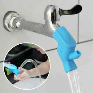 Silicone Kitchen Water saving Extension Tap Filter Faucet Extender Water Nozzle - Picture 1 of 9