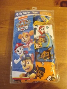 new pk PAW PATROL TODDLER BRIEFS SZ 4T 100% COMBED COTTON NIP - Picture 1 of 6