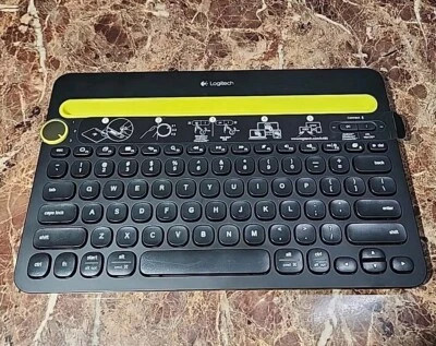 Logitech K480 Black Bluetooth Multi-Device Keyboard for PC Mac Tablet Smartphone - image 1 of 4