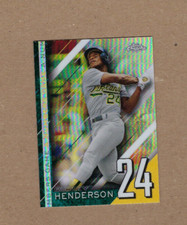 2020 Topps Chrome Rickey Henderson NUMBERS GAME #NGC-5 - Oakland Athletics