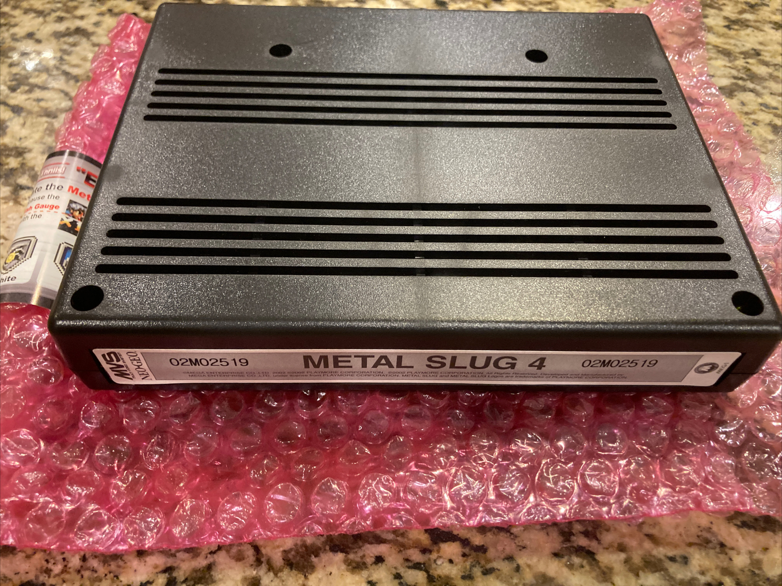 Kit Arcade Metal Slug 4 US English MVS Pour Neo Geo - Occasion