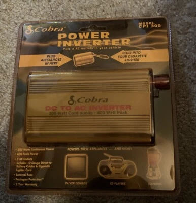 COBRA CPI300 300WATT POWER INVERTER - Image 1 of 2