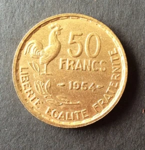 France - Très Jolie monnaie de 50 Francs 1954 - millésime plus rare - Picture 1 of 2