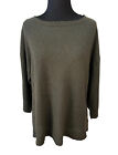 Zadig & Voltaire Cashmere Sweater Green Star Appliques on Elbows Medium M