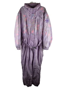 STORY lila Skianzug Größe UK 14 Damen Skifahren Schnee Vintage 90er - Bild 1 von 10