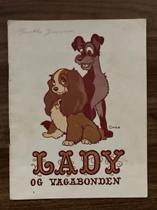 Dame und der Tramp Walt Disney Classic Ove Sprogøe 1955 dänisches Filmprogramm - Bild 1 von 12