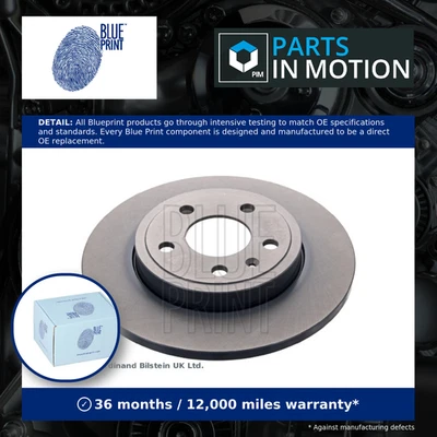 2x Brake Discs Pair Solid fits SEAT EXEO 3R 2.0 Rear 09 to 13 288mm Set Quality - Image 1 of 4