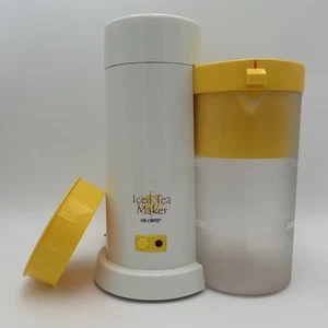 Mr. Coffee ICED TEA Pot Brewer Maker Model TM1S 2 Qt Quart Pitcher Yellow - Picture 1 of 24