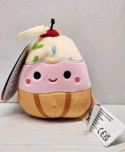 Squishmallow Clip On Clara The Cupcake Plush ~ GOOD USED CONDITION  - Picture 1 of 5