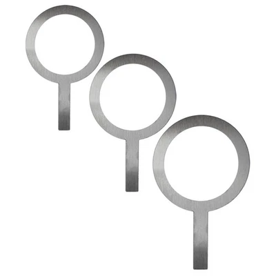  3 Pcs Coperchio Della Tazza Di Caffè Anello in Acciaio Inossidabile - Immagine 1 di 4