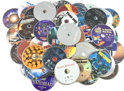 Lot of 100 Plus Discs Only Movie DVD Mixed Genres  Marvel DC Kung Fu Super Man - Image 1 of 4