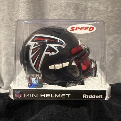 Michael Vick/Roddy White Atlanta Falcons Mini Helmet Beckett COA  Auto W/Visor - Image 1 of 4