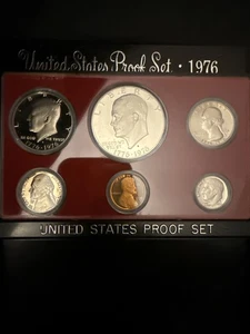 1976-S US MINT PROOF SET UNC BU GEM- NICE TONED - Picture 1 of 6