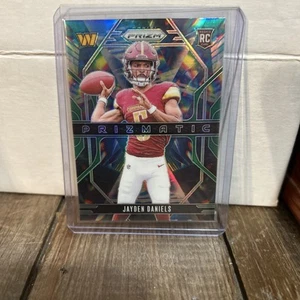 2024 Panini Prizm RC Prizmatic Rookie Card Jayden Daniels Washington Commanders - Bild 1 von 2