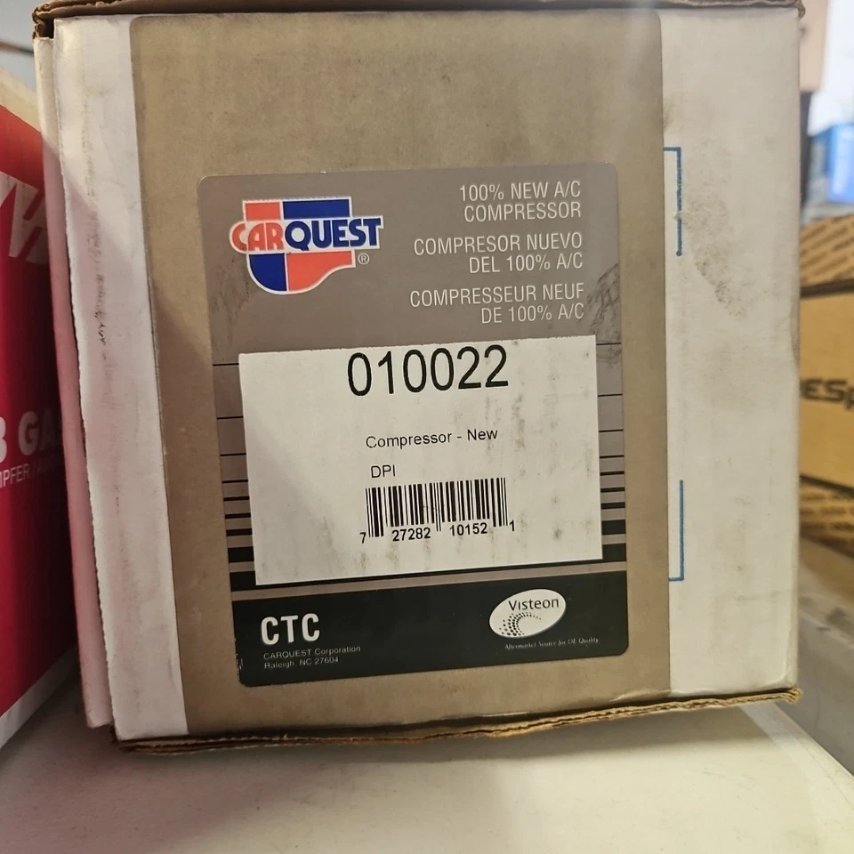 NEW A/C Compressor Ford F250 F350 F450 03-07 Super Duty 6.0L 5.4L 6.8L 010022 - Image 1 of 3