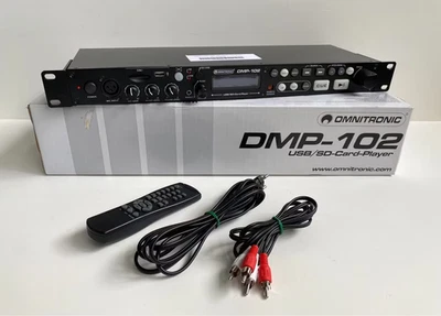 OMNITRONIC DMP-102 USB / SD-Card-Player DJ MP3-Player Bar Lounge Bistro ELA DJ - Bild 1 von 4