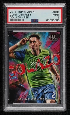 2016 Topps Apex Golazo Red /5 Clint Dempsey #GOL-CDE PSA 9 MINT - Image 1 of 2