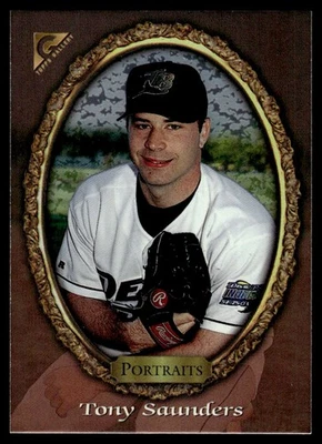 1998 Topps Gallery Portrait Tony Saunders Tampa Bay Devil Rays #18 - Image 1 of 2