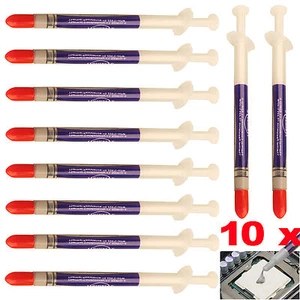 10X Silicone Thermal Heatsink Compound Cooling Paste Grease Syringe PC Processor - Picture 1 of 12