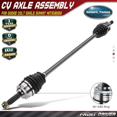 Conjunto de eixo dianteiro esquerdo CV para Dodge Colt 93-94 Eagle Summit Mitsubishi L4 1.8L - Imagem 1 de 4