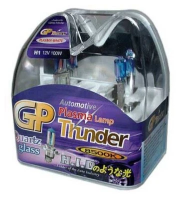 GP Thunder H1 8500K 100W Plasma White Light Bulbs for Head Lamp Fog Light Honda - Image 1 of 4