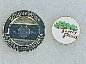 TORREY PINES GOLFSCHLÄGER MAGNETISCHE MÜNZE ABNEHMBARER BALLMARKER TIGER WOODS C13 - Bild 1 von 3