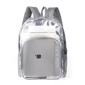 Heavy Duty Transparent Clear Backpack See Through Plastic Backpacks for Schoo... - Picture 1 of 7