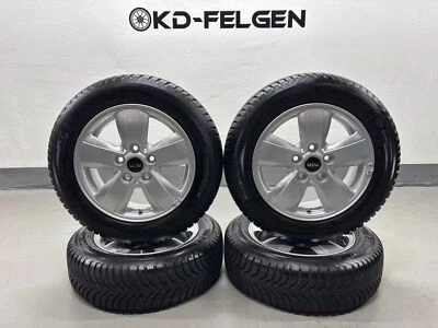 Original Mini F55 F56 F57 Heli Spoke 492 15 Zoll Winterräder Alufelgen RDK - Bild 1 von 4