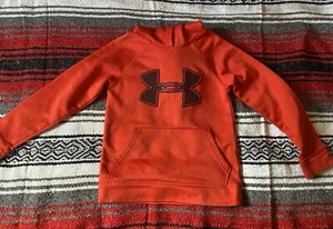 Kids Under Armour Hoodie Red Size Youth Extra Small - Picture 1 of 4