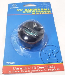 NEW Westinghouse 77269 3/4" ID CATHDRAL CANOPY BALL General Light Fixture Part - Picture 1 of 8