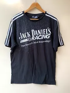 Jack Daniels Racing 2014 Size XL Mens Short Sleeve T-Shirt Black White - Picture 1 of 10