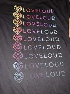 LOVELOUD Festival Concert T-shirt Black M Medium Dan Reynolds Gay Lgbt Pride Men - Picture 1 of 2