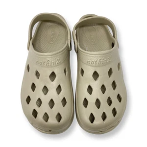 Nothinz Herren belüftete Eva Clogs mit drehbarem Riemen. Beige. Verschiedene Größen  - Bild 1 von 8