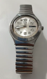 Vintage Swatch Cool Days YGS716 Irony Silver Watch - Picture 1 of 5