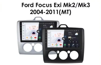 Autoradio Per Ford Focus Mk2 Mk3 2004-2011 2G+32GB CARPLAY ANDROID AUTO WIFI - Immagine 1 di 3