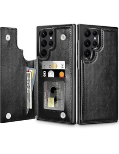 Coolden for Samsung S22 Ultra Case Wallet Case Cover with Card Holder Slot Shock - Picture 1 of 6