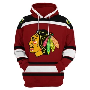 Chicago Blackhawks Hoodie  For Hockey Lover, Sports Hoodie Gift Idea, All Size - Picture 1 of 2