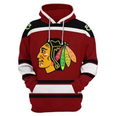 Chicago Blackhawks Hoodie  For Hockey Lover, Sports Hoodie Gift Idea, All Size - Image 1 of 2