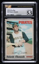RARE 1970 O-Pee-Chee by Topps #350 Roberto Clemente PIRATES HOF CSG 5.5