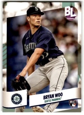 2024 Topps Big League Bryan Woo Rookie #178 Seattle Mariners - Image 1 of 2