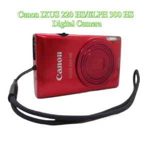 Canon IXUS 220 HS/ELPH 300 HS Digital Camera Exposure Compensation Red Color - Picture 1 of 11