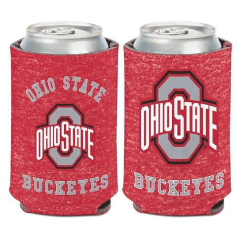 OHIO STATE BUCKEYES HEATHERED SOFT FOAM CAN BOTTLE COOZIE KOOZIE COOLER NCAA Cover