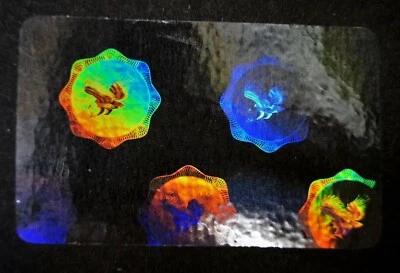 PLATINUM ID CARDS Hologram Overlays Eagle Seal Inkjet Teslin ID Cards - Lot of 50