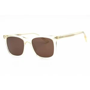 Calvin Klein Women's Sunglasses Crystal Light Yellow Plastic Frame CK21507S 740 - Picture 1 of 2