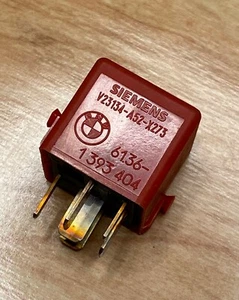 BMW E36 Z3 ABS Main Relay Tomatenrot Tomato Red 61361393404 - Picture 1 of 1