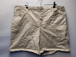 Nydj Jeans Size 16 Beige Shorts Lift Tuck Technology 1268 - Picture 1 of 7