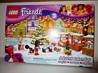 LEGO Friends Advent Calendar 41102 Christmas Holiday Themed Building Toy Kit  - Image 1 of 4