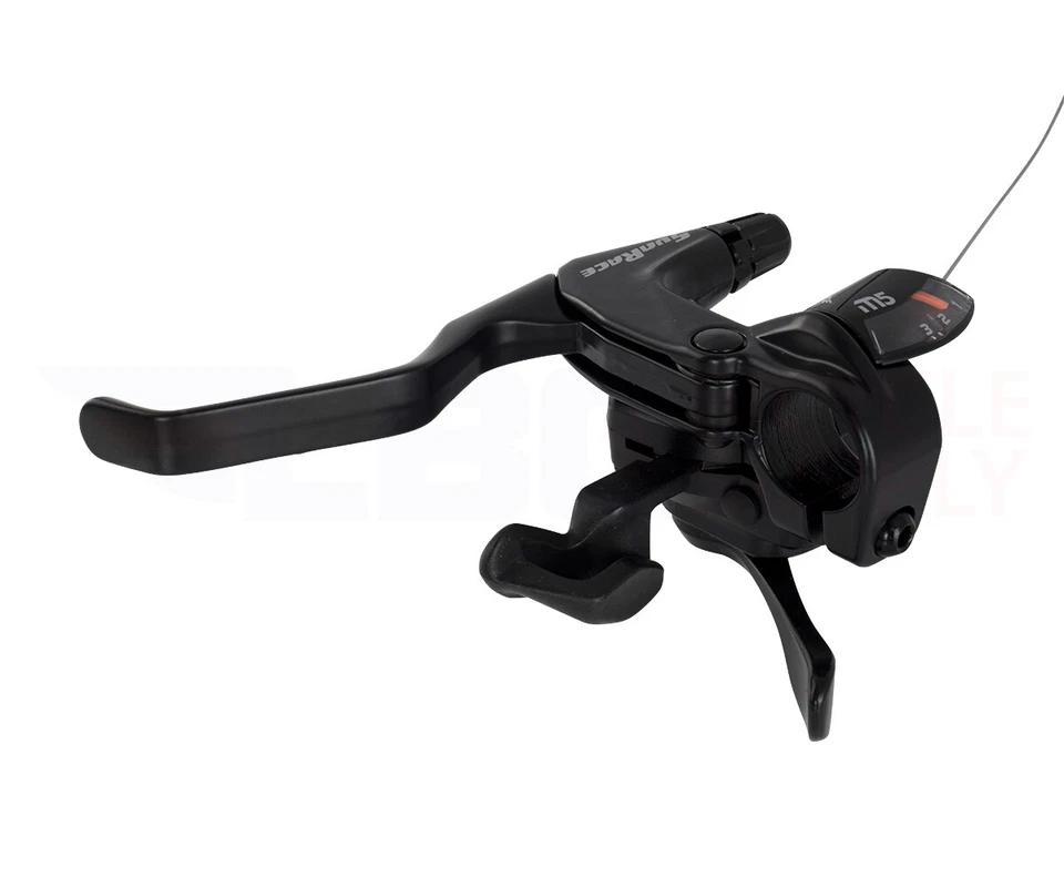 NEW! GENUINE SUNRACE LH 3/SPEED V BARKE TRIGGER SHIFTER STM-503 IN BLACK - Image 1 of 1