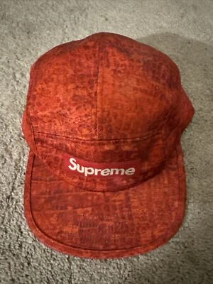 Gorra Supreme Red Croc Camp FW12 Foto 1 de 3